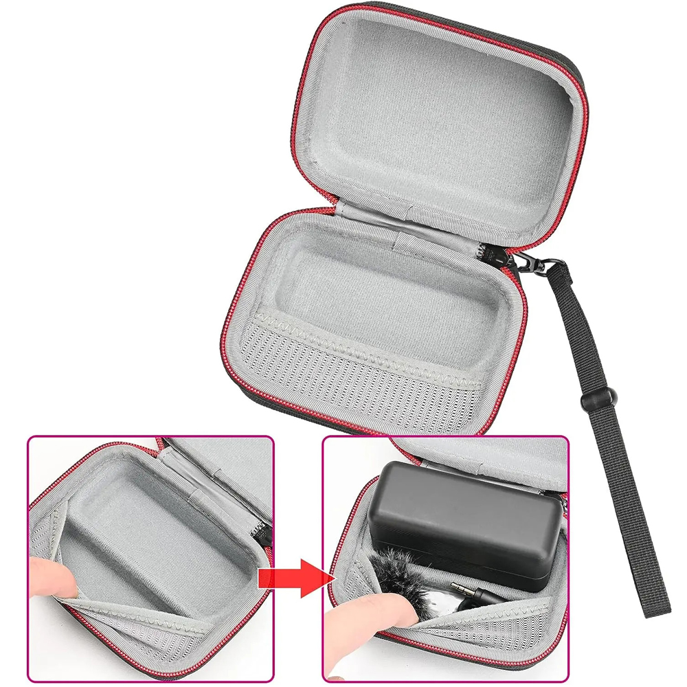 Drone Hard Shell Case - Estojo rígido para microfone de lapela