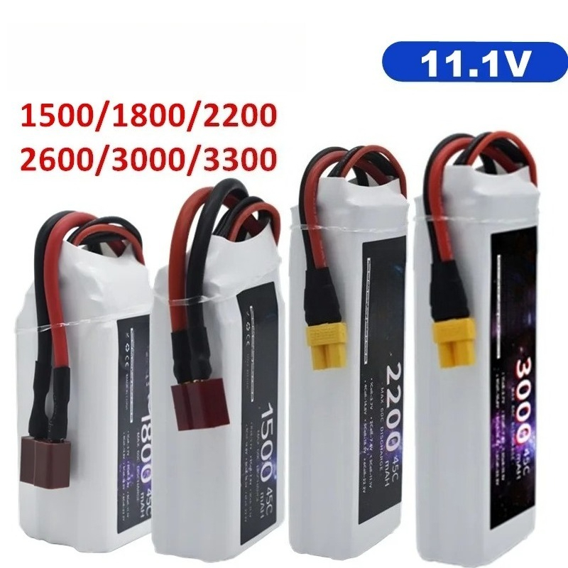 Drone Battery Adapter - Bateria LiPo 3S 1500mAh 1800mAh 2200mAh