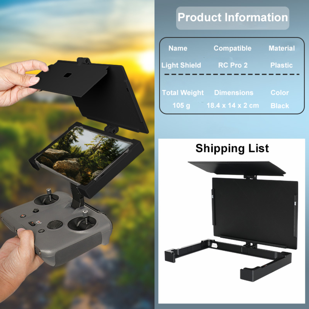 Drone Controller Hood - Novo Protetor Solar para Controle Remoto