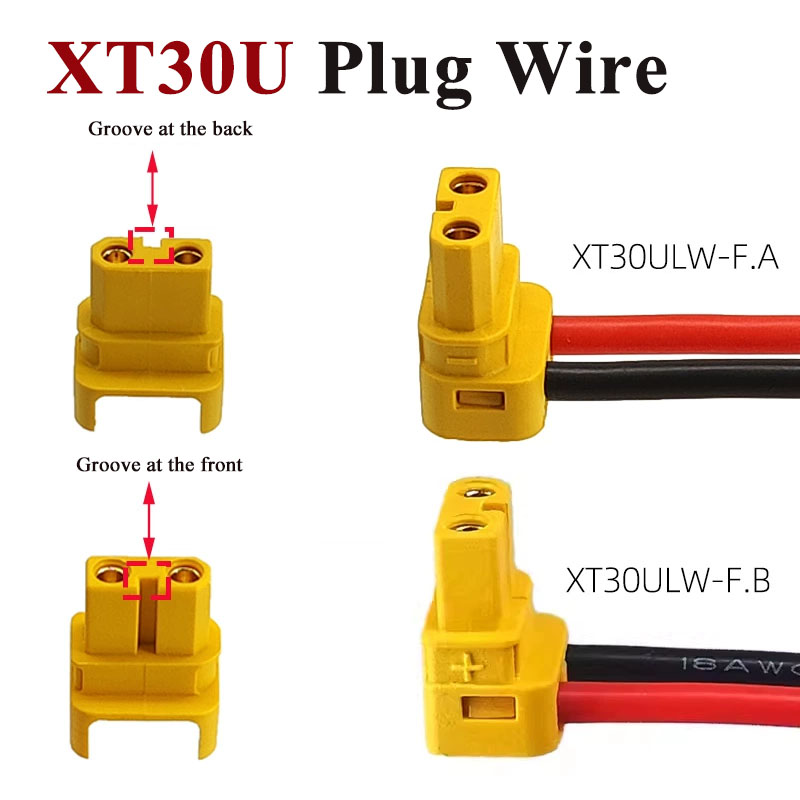 Cotovelo xt30u banana plug lin - Drone Power Bank avaliação e preço