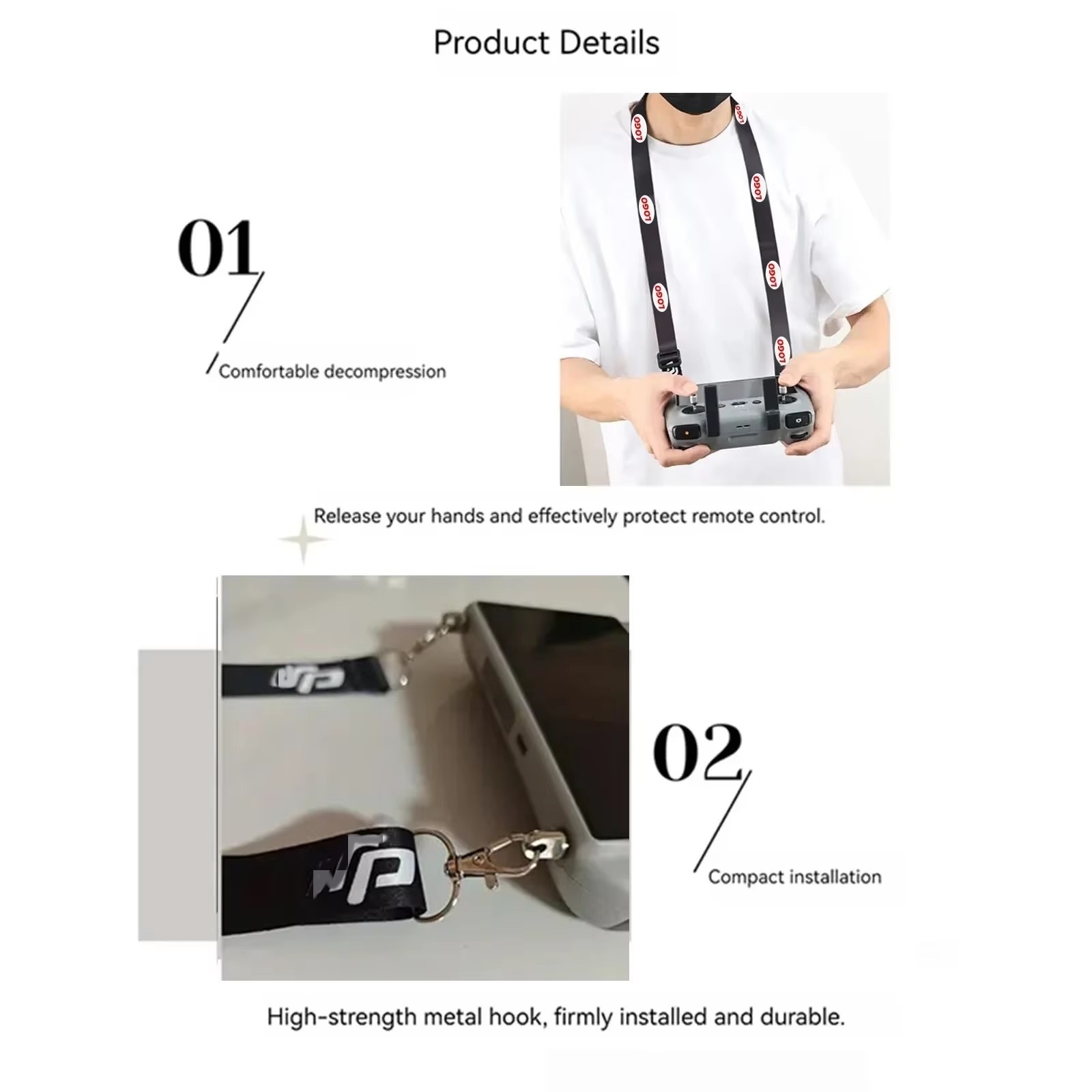 Cordão para controlador DJI RC - Drone Neck Strap avaliação e preço
