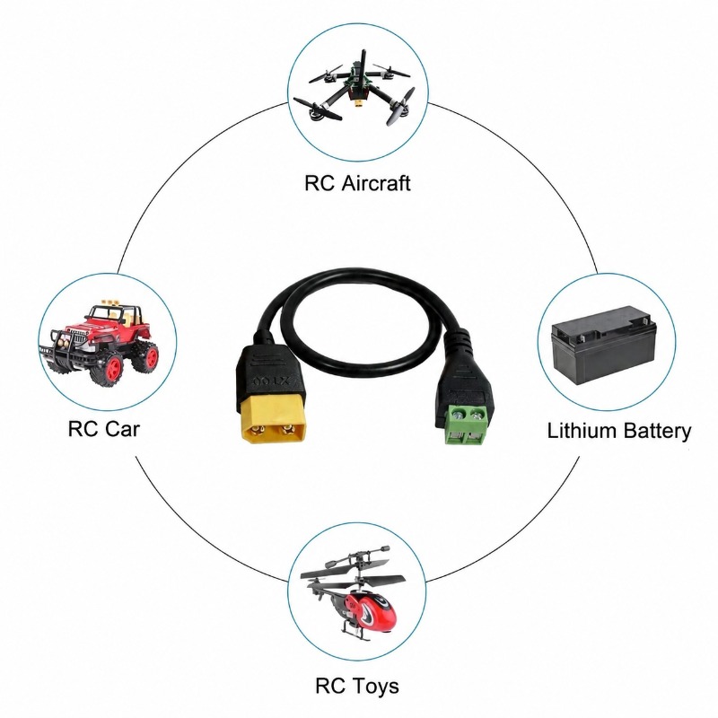 Cabo Adaptador XT60 Macho-Fême - Drone Battery Adapter avaliação e preço