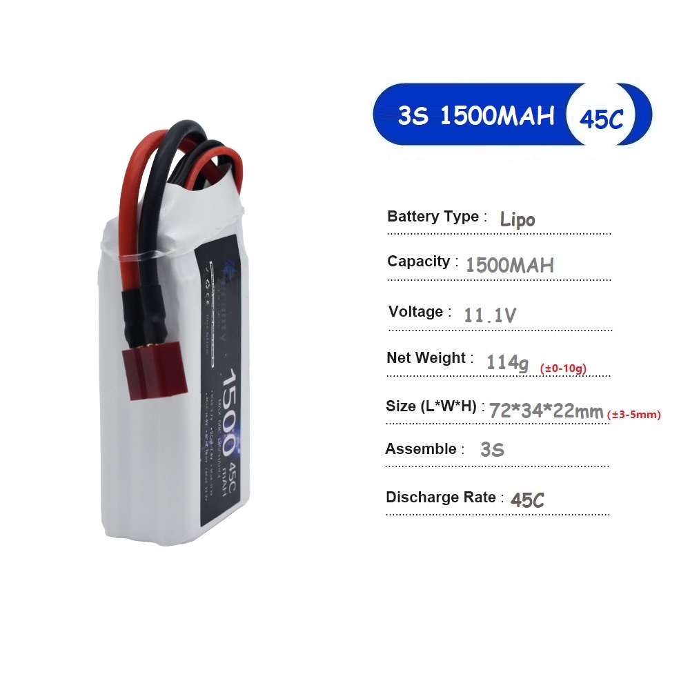 Bateria lipo 11.1v 3s 1500mah  - Drone Battery Adapter avaliação e preço