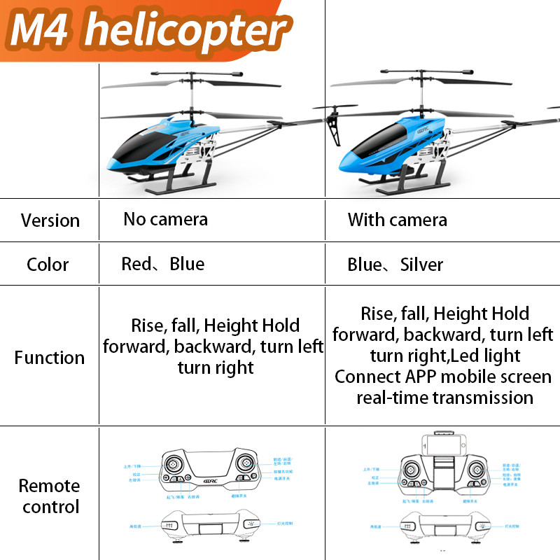 M4 grande helicóptero rc contr - Drone Power Bank avaliação e preço
